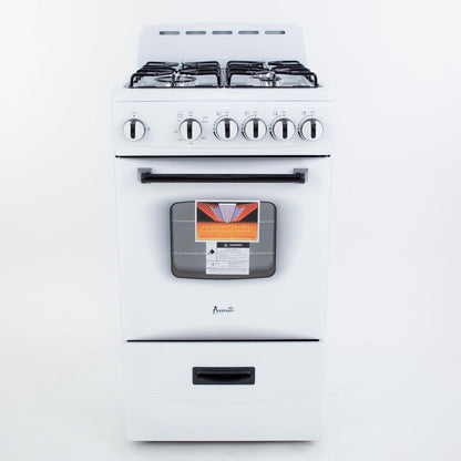 GR2013CSS Avanti 20" Gas Range - Stainless Steel