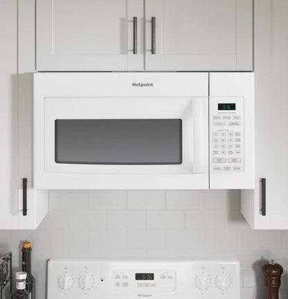 RVM5160DHWW Hotpoint® 1.6 Cu. Ft. Over-the-Range Microwave Oven