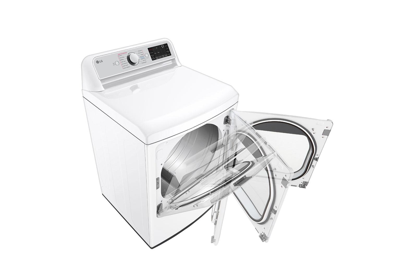7.3 cu. ft. Ultra Large Capacity Smart wi-fi Enabled Rear Control Electric Dryer with TurboSteam™