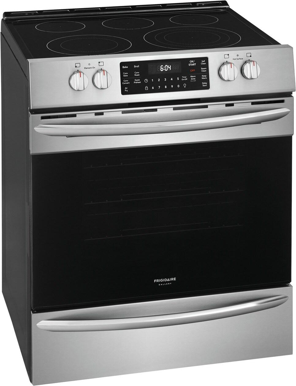 Frigidaire Gallery 30" Front Control Electric Range with Air Fry