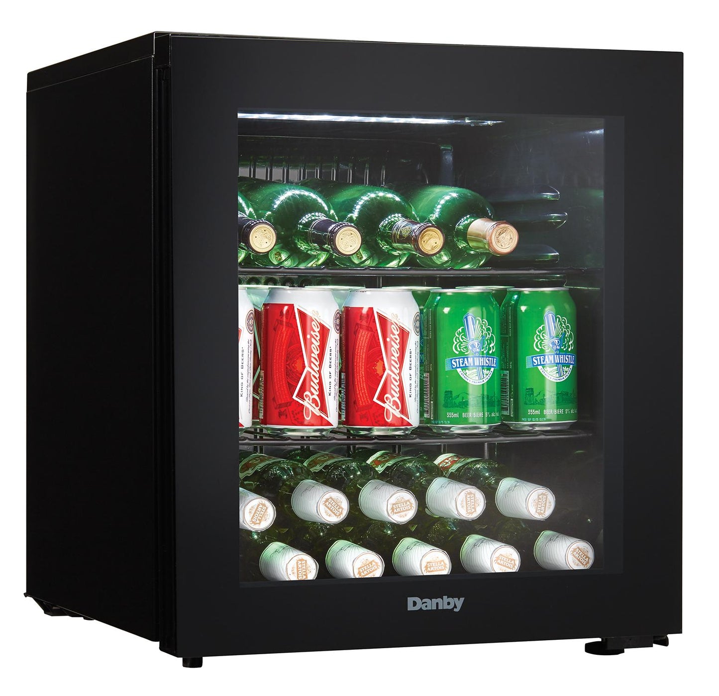 DWC018A1BDB Danby 16 Bottle Free-Standing Wine Cooler in Black