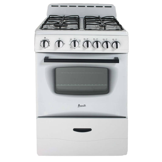 GR2414CW Avanti 24" Gas Range - White