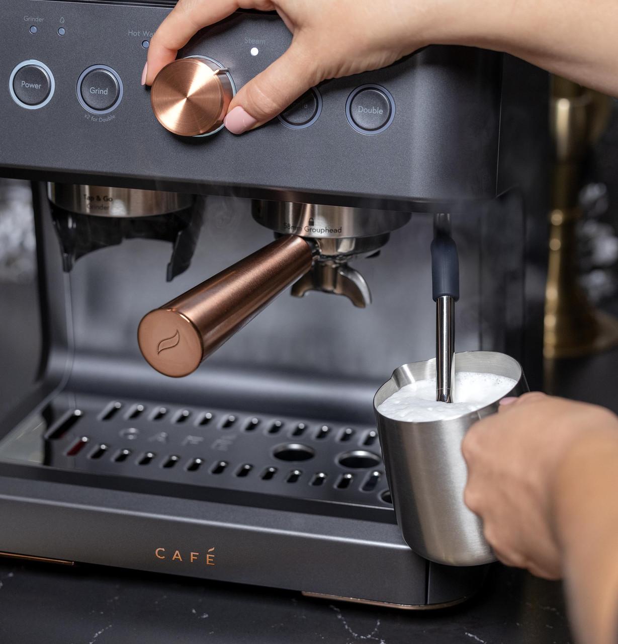 Cafe C7CESAS3RD3 CAF(EBACK)™ BELLISSIMO Semi Automatic Espresso Machine + Frother