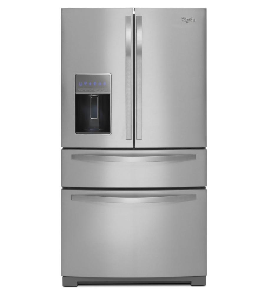 Whirlpool WRX988SIBB 36-inch Wide 4-Door Refrigerator with More Flexible Storage - 26 cu. ft.