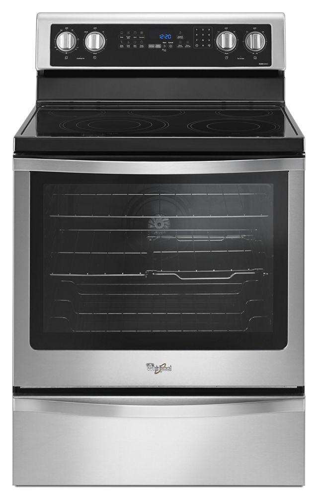 Whirlpool WFE745H0FS 6.4 Cu. Ft. Freestanding Electric Range with True Convection