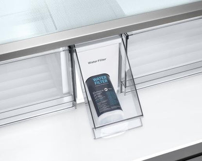 Dacor DRF36C500SR 36 Inch Counter Depth French Door with a Reveal™ Door, Silver Stainless