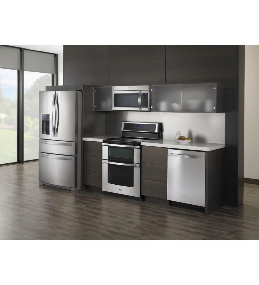 Whirlpool WRX988SIBB 36-inch Wide 4-Door Refrigerator with More Flexible Storage - 26 cu. ft.