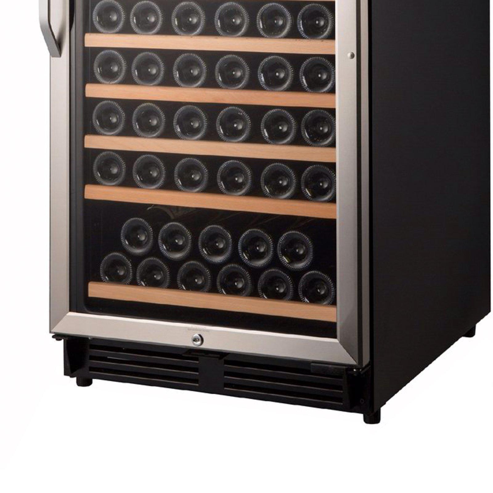 WCF148DE3S Avanti 148 Bottle Dual-Zone Wine Cooler - Stainless Steel / 148 Bottles