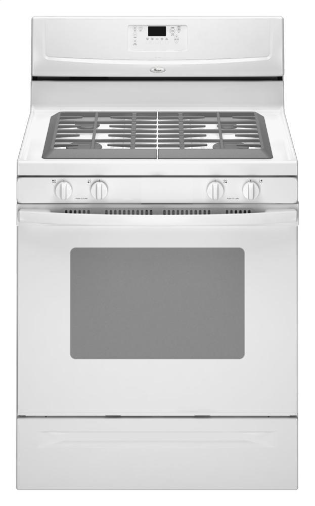 Whirlpool WFG371LVQ 30-inch Self-Cleaning Freestanding Gas Range