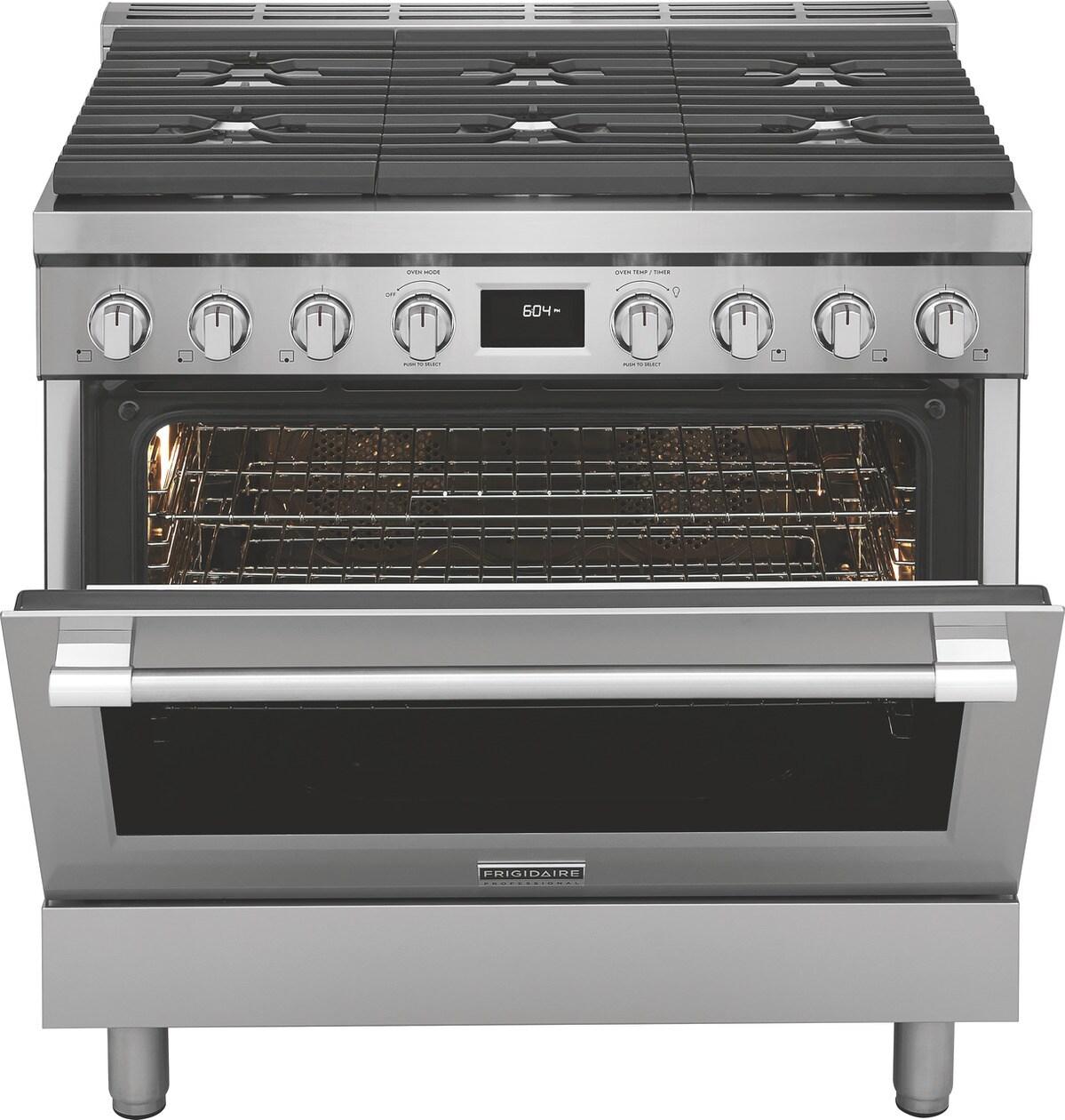 Frigidaire Professional 36" Dual-Fuel Freestanding Range