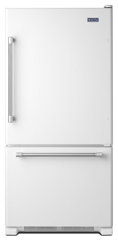 Maytag 30" Wide Bottom Mount Refrigerator with LED Lighting - 19 cu. ft.