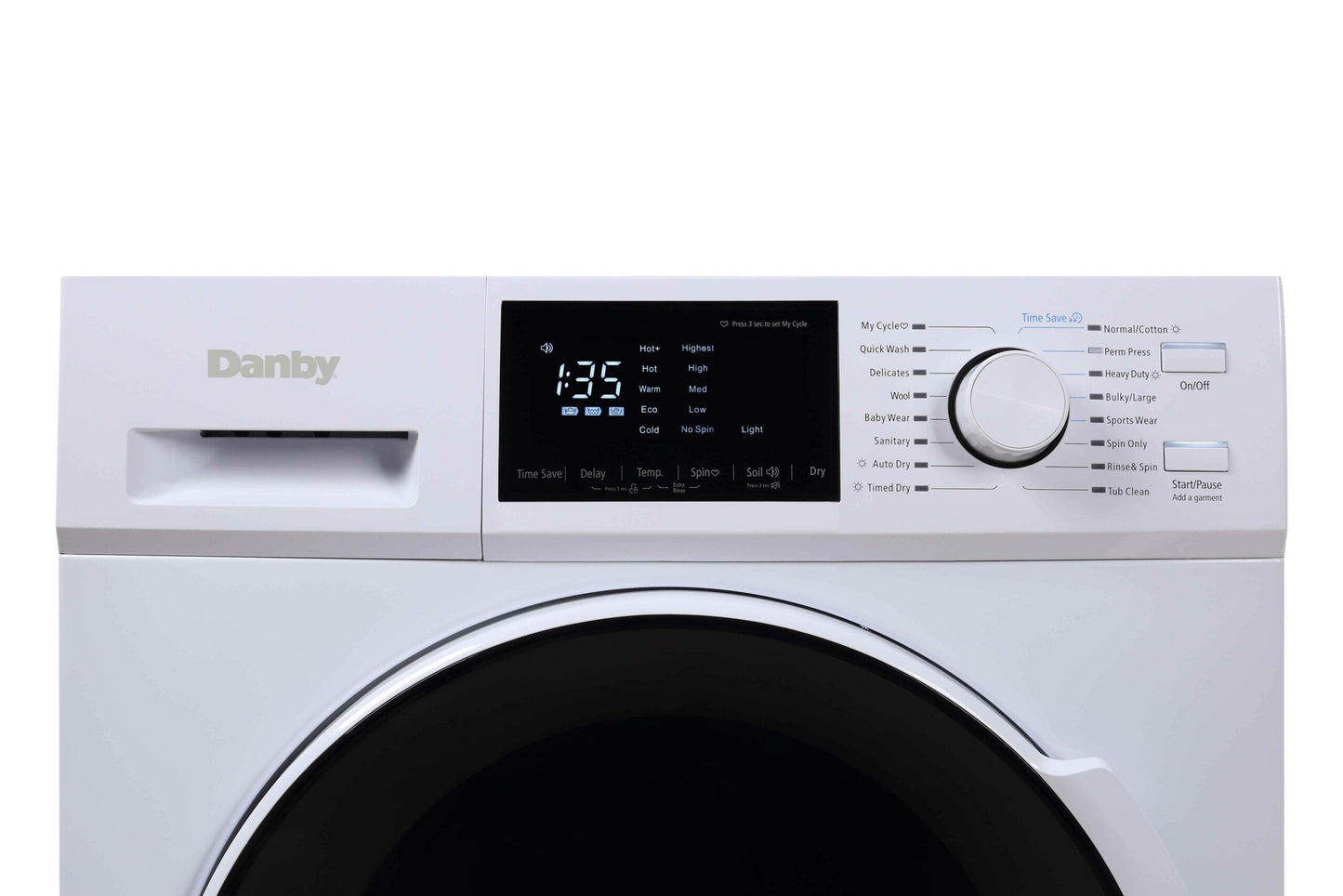 DWM120WDB3 Danby 2.7 cu. ft. All-In-One Ventless Washer/Dryer in White