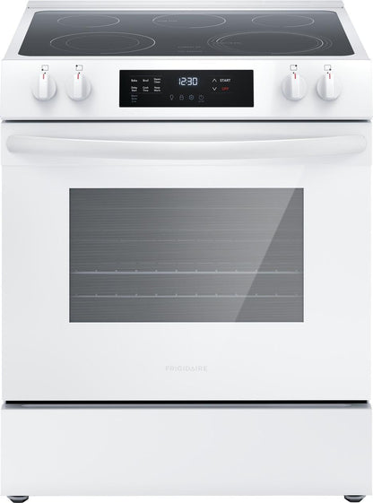 Frigidaire FCFE3062AW 30" Front Control Electric Range