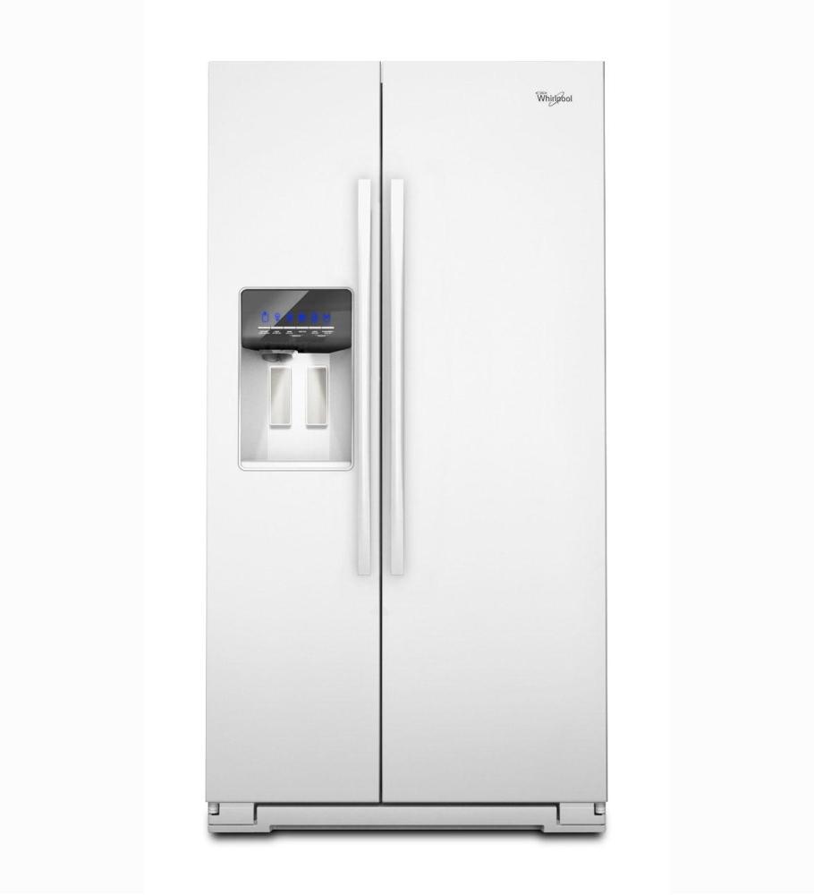 Whirlpool WSF26C2EXW 26 cu. ft. Side-by-Side Refrigerator with In-Door-Ice® Plus System