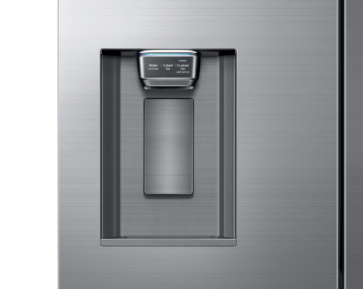 36" Counter Depth French Door Bottom Freezer, Silver Stainless Steel