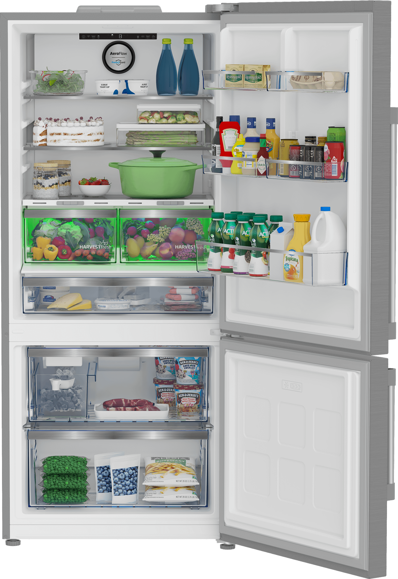 Beko 30" Bottom Freezer Refrigerator