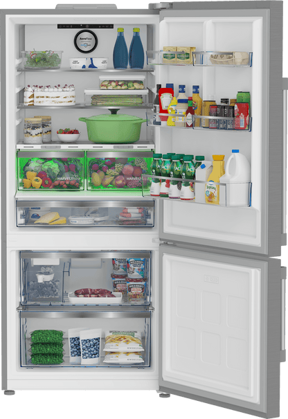 Beko BFBF30216SSIM 30" Bottom Freezer Refrigerator