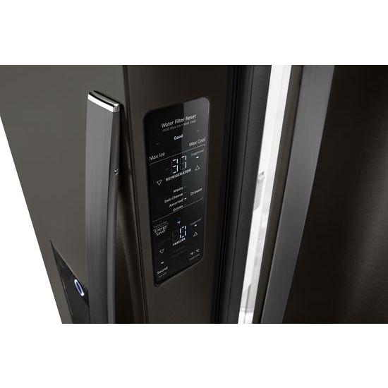 WRF974CIHV Whirlpool® 36-inch Wide Counter Depth French Door-within-Door Refrigerator - 24 cu. ft. - Black Stainless