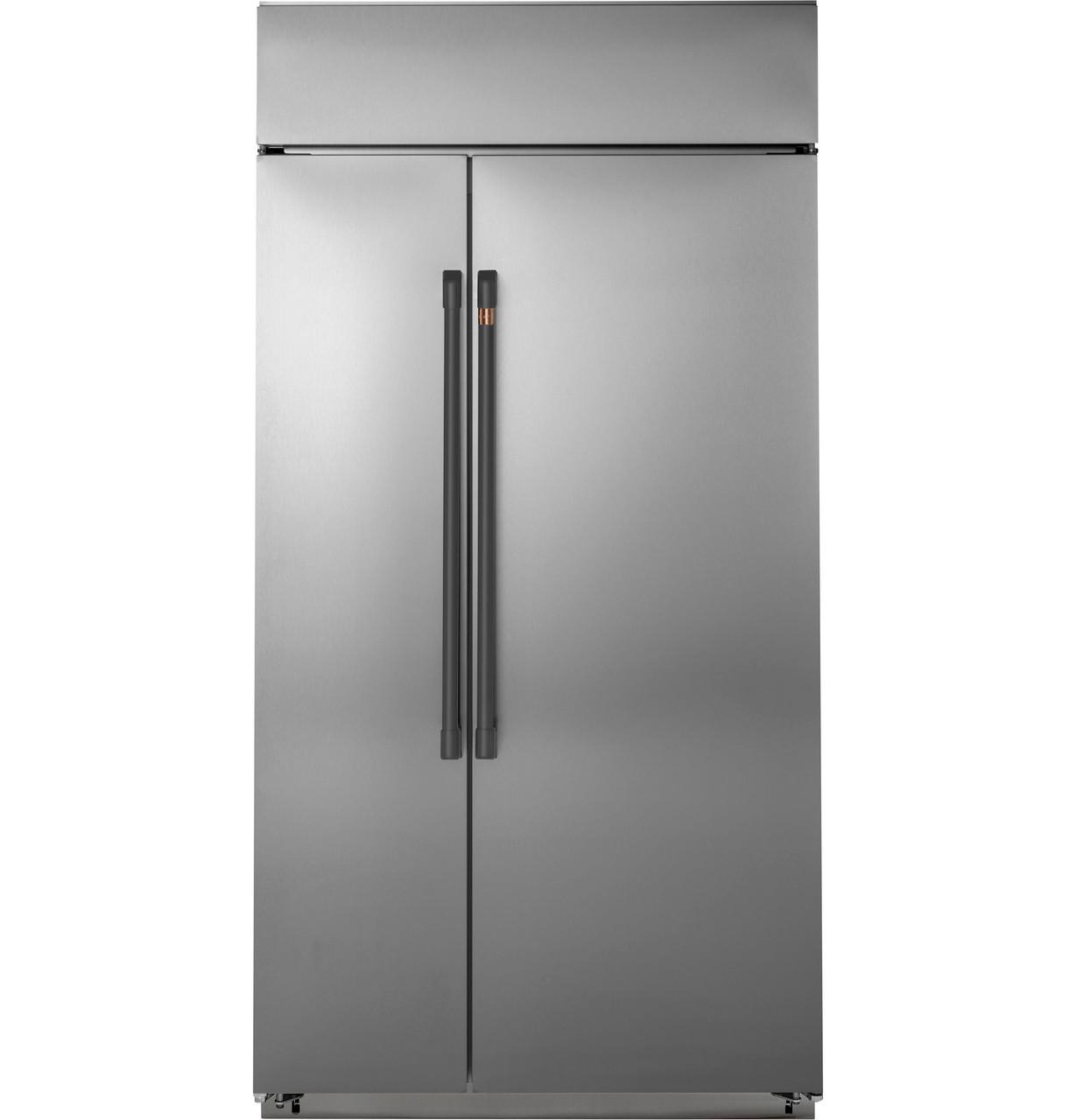 Cafe Caf(eback)™ 48" Smart Built-In Side-by-Side Refrigerator