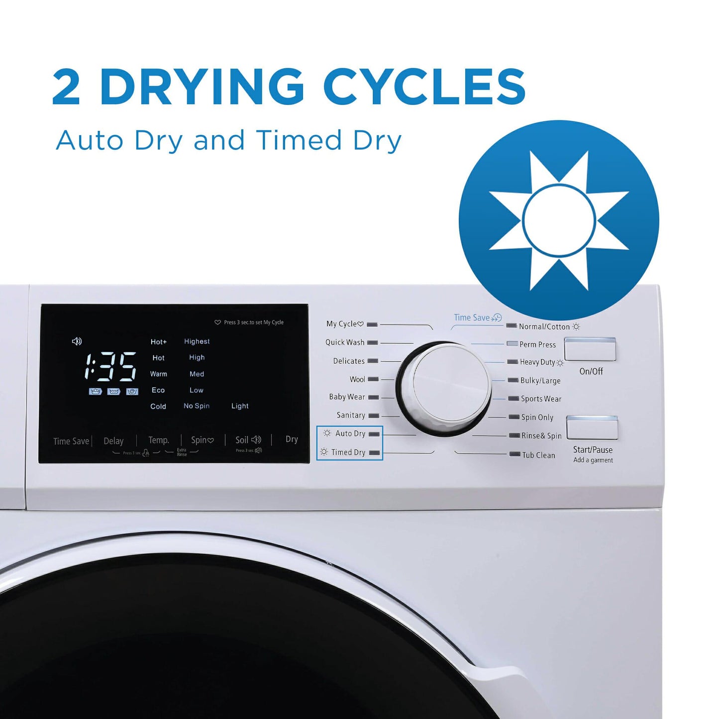 DWM120WDB3 Danby 2.7 cu. ft. All-In-One Ventless Washer/Dryer in White