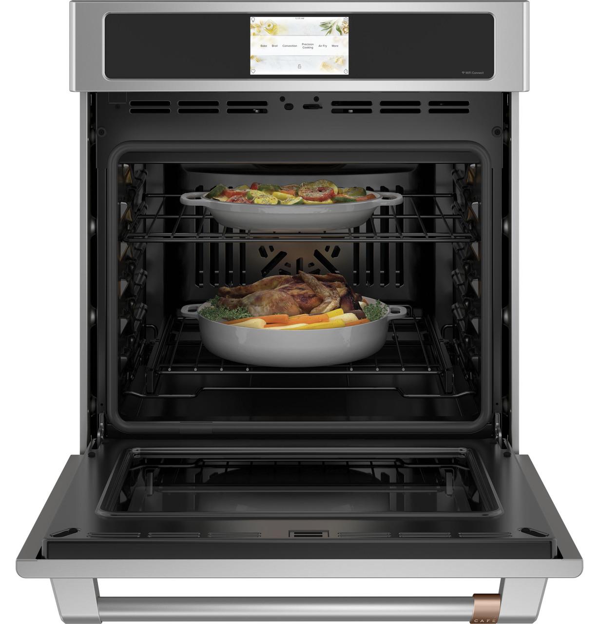 Cafe CKS70DP2NS1 CAF(EBACK)™ 27" Smart Single Wall Oven with Convection