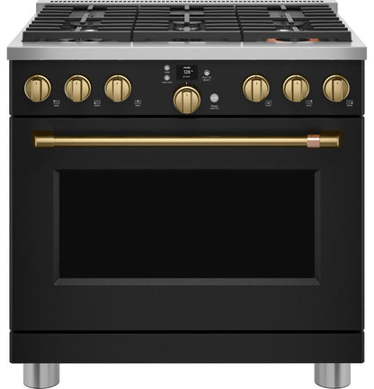Cafe CGY366P3TD1 CAF(EBACK)™ 36" Smart All-Gas Commercial-Style Range with 6 Burners (Natural Gas)