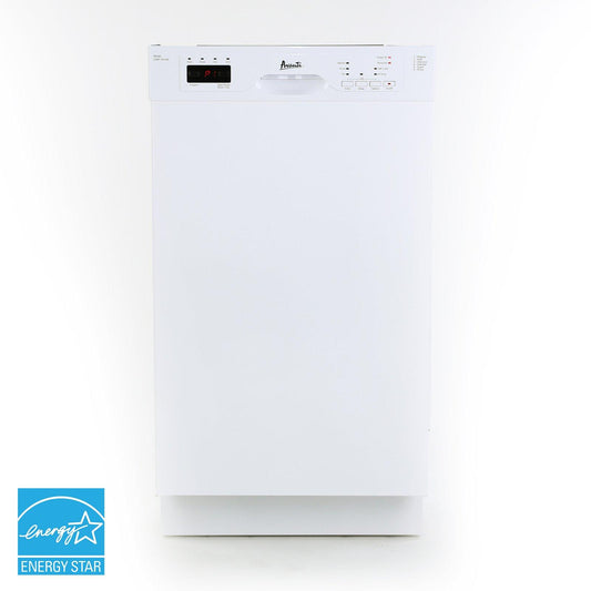 DWF18V3S Avanti 18" Built In Dishwasher - Stainless Steel