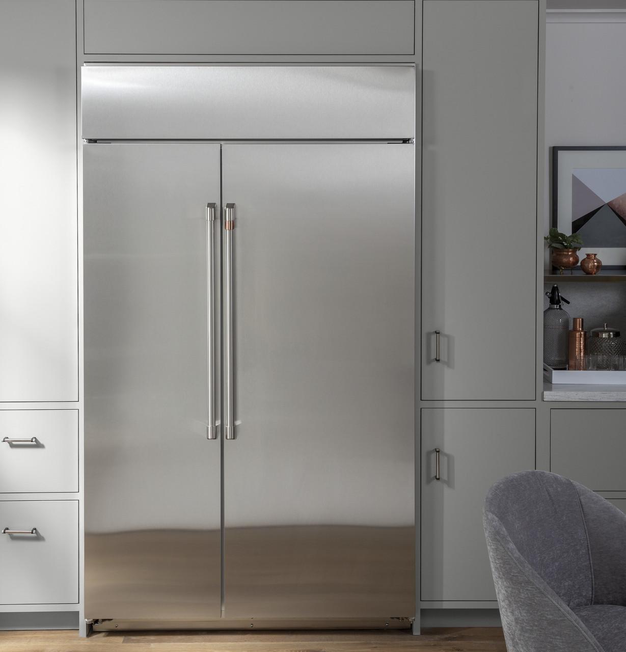 Cafe CSB42WP2NS1 CAF(EBACK)™ 42" Smart Built-In Side-by-Side Refrigerator