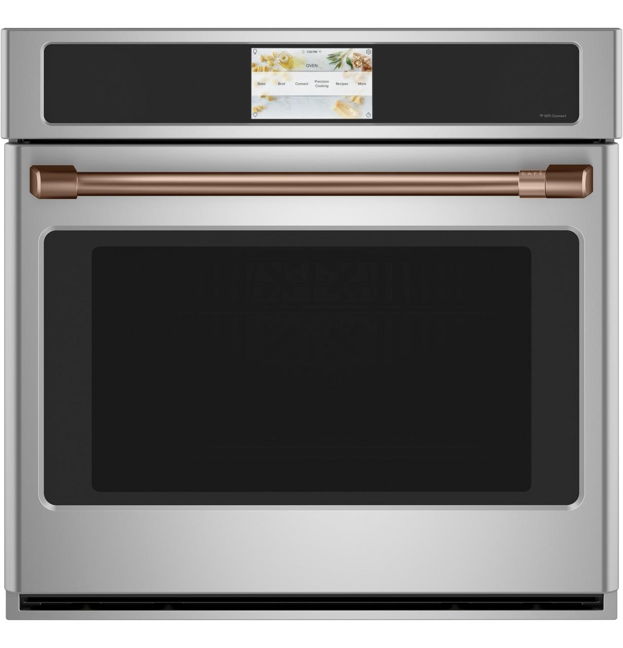 Cafe CTS70DP2NS1 CAF(EBACK)™ 30" Smart Single Wall Oven with Convection