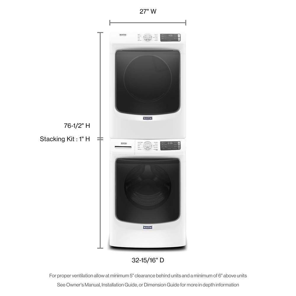 Maytag MED5630HW Front Load Electric Dryer with Extra Power and Quick Dry cycle - 7.3 cu. ft.