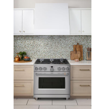 Cafe CGY366P2TS1 CAF(EBACK)™ 36" Smart All-Gas Commercial-Style Range with 6 Burners (Natural Gas)