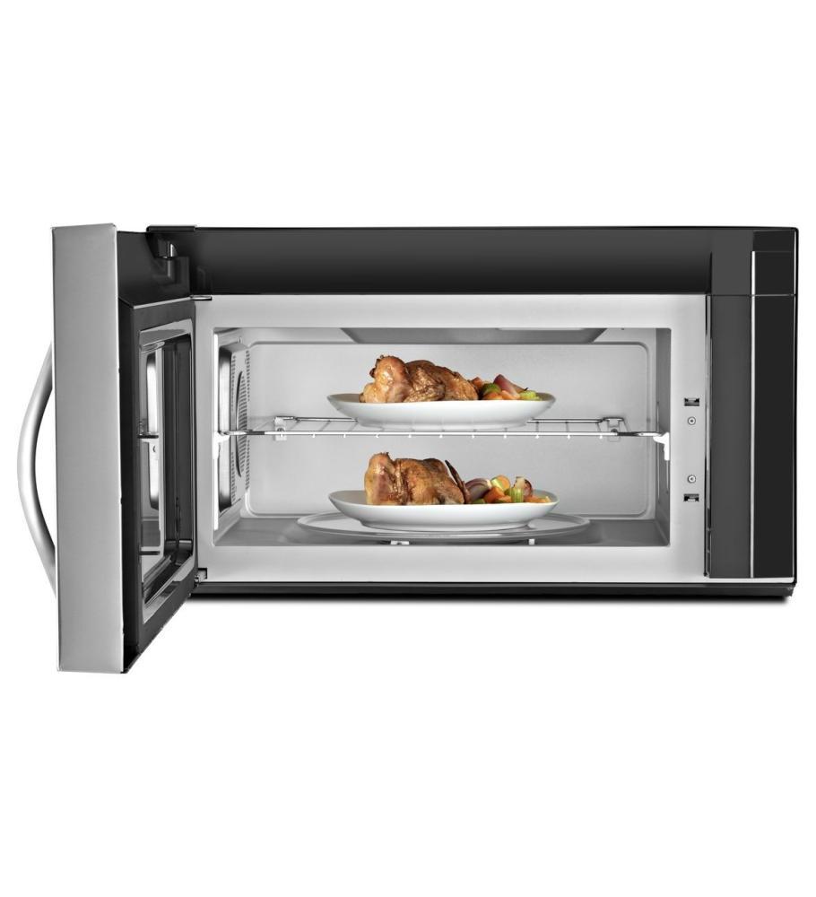 Whirlpool WMH76719CB 1.9 cu. ft. Microwave Hood Combination with TimeSavor Plus True Convection