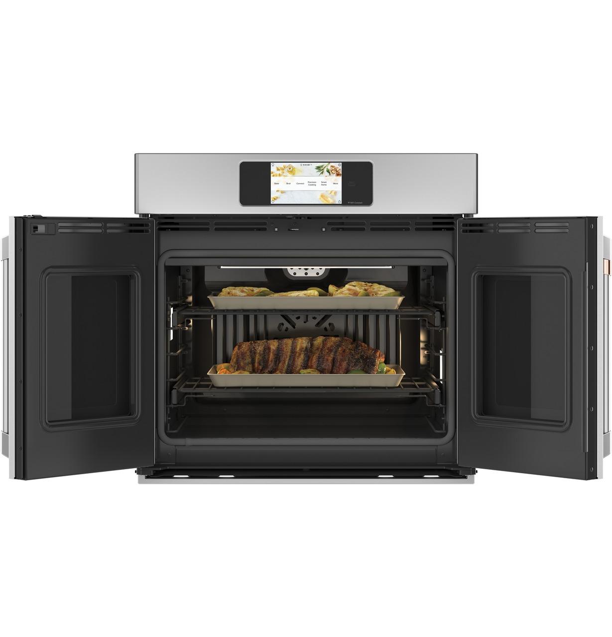 Cafe CTS90FP2NS1 CAF(EBACK)™ Professional Series 30" Smart Built-In Convection French-Door Single Wall Oven