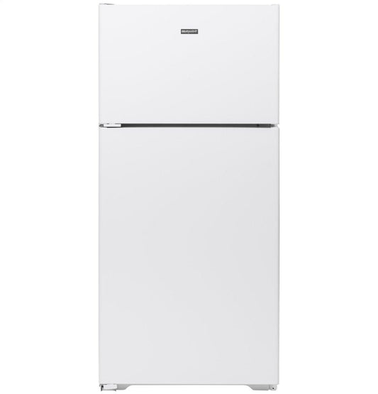 HPS16BTNLWW Hotpoint® 15.6 Cu. Ft. Recessed Handle Top-Freezer Refrigerator