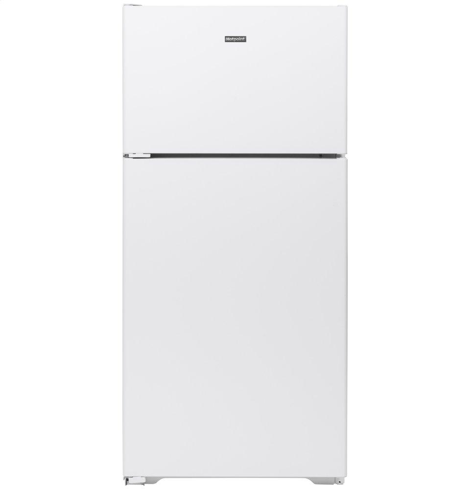 Hotpoint® 15.6 Cu. Ft. Recessed Handle Top-Freezer Refrigerator