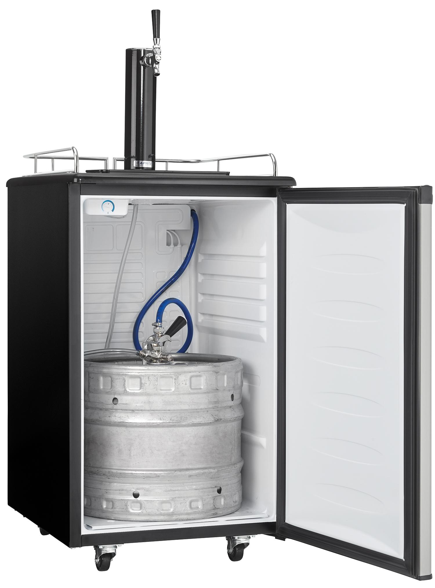 DKC054A1BSLDB Danby 5.4 cu. ft. Single Tap Keg Cooler in Stainless Steel