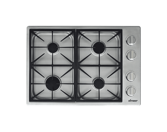 Dacor HDCT304GSNGH 30" Dual Gas Cooktop, Natural Gas/High Altitude