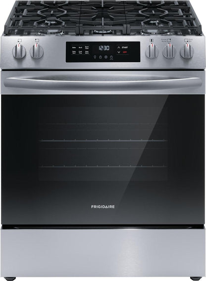Frigidaire FCFG3062AS 30" Front Control Gas Range with Quick Boil