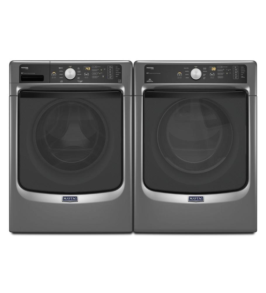 Maytag MED7100DC Maxima® Steam Electric Dryer with Large Capacity and Stainless Steel Dryer Drum - 7.3 cu. ft.