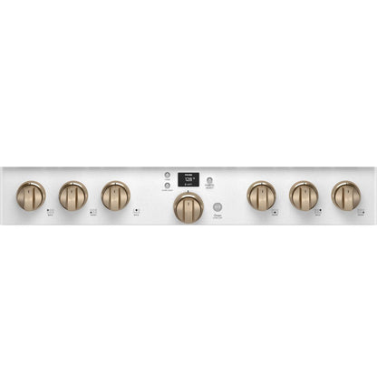Cafe C2Y366P4TW2 CAF(EBACK)™ 36" Smart Dual-Fuel Commercial-Style Range with 6 Burners (Natural Gas)