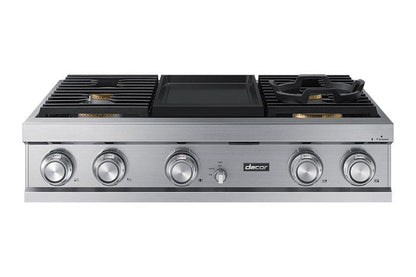 Dacor DTT36M974LS 36" Rangetop, Silver Stainless Steel, Natural Gas