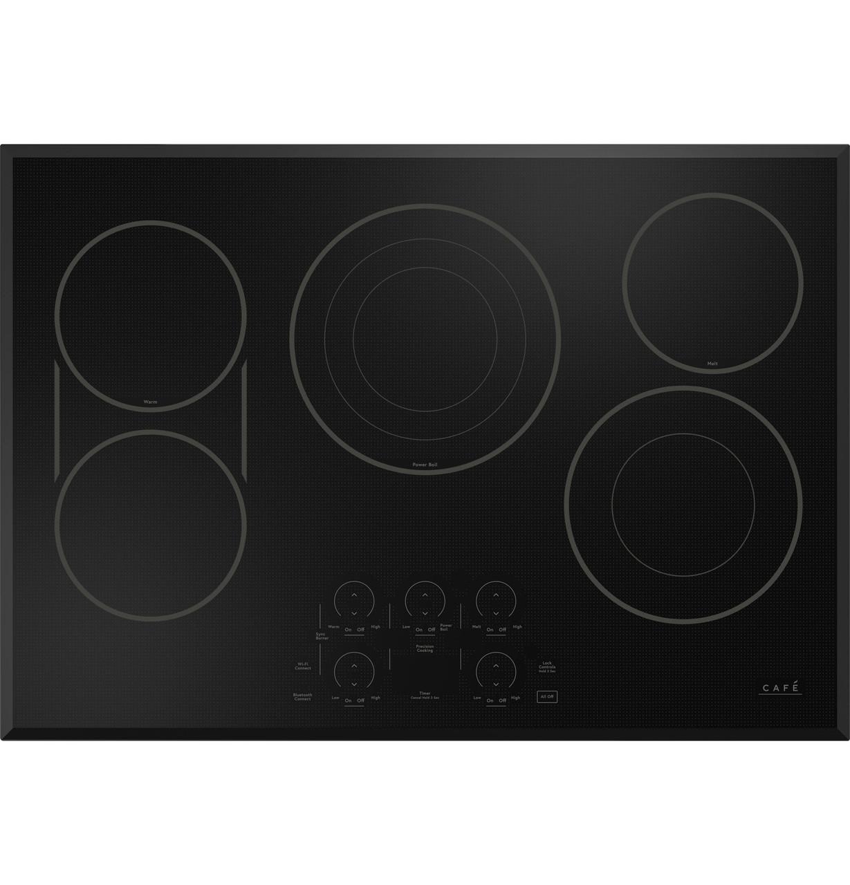 Cafe CEP90301TBB CAF(EBACK)™ 30" Touch-Control Electric Cooktop