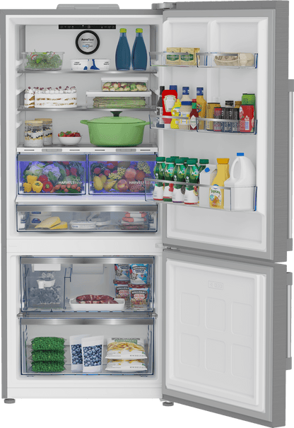 Beko BFBF30216SSIM 30" Bottom Freezer Refrigerator