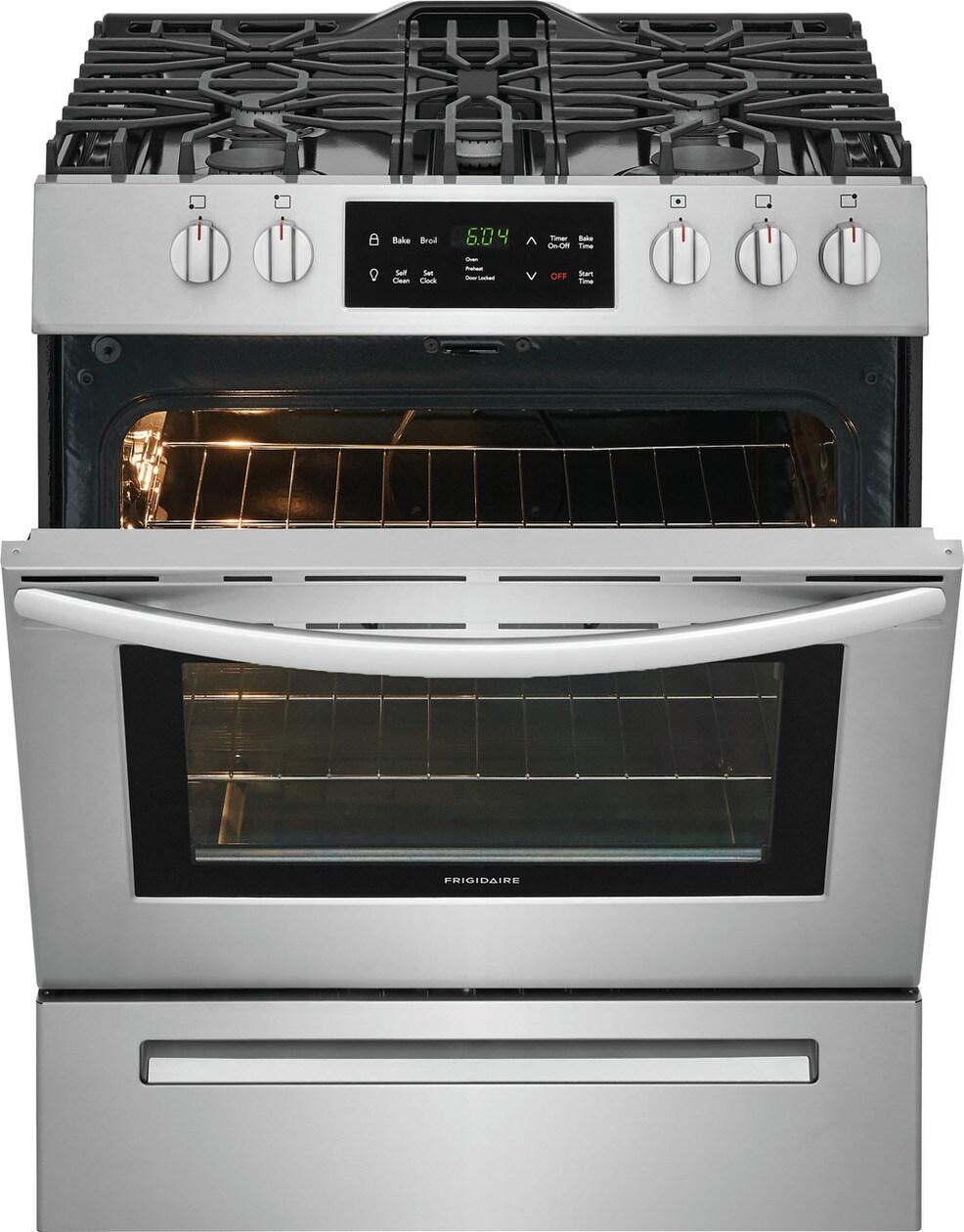 Frigidaire 30" Front Control Freestanding Gas Range