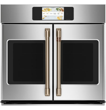 Cafe CTS90FP2NS1 CAF(EBACK)™ Professional Series 30" Smart Built-In Convection French-Door Single Wall Oven