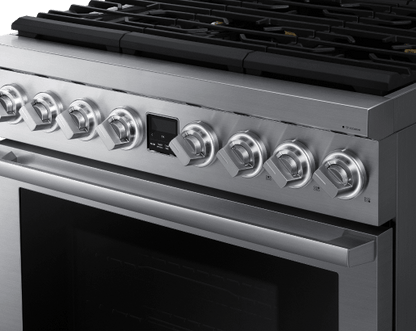 Dacor DOP36P86DLS Transitional 36" Dual-Fuel Range, Silver Stainless Steel, Natural Gas/Liquid Propan