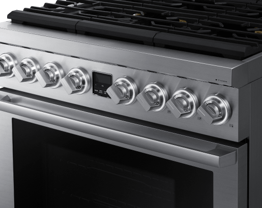 Dacor DOP36P86DLS Transitional 36" Dual-Fuel Range, Silver Stainless Steel, Natural Gas/Liquid Propan