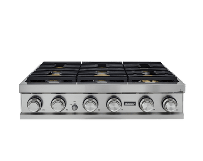 Dacor DTT36M876PS 36" Rangetop, Stainless Steel, Liquid Propane