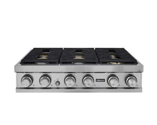 Dacor DTT36M876PS 36" Rangetop, Stainless Steel, Liquid Propane