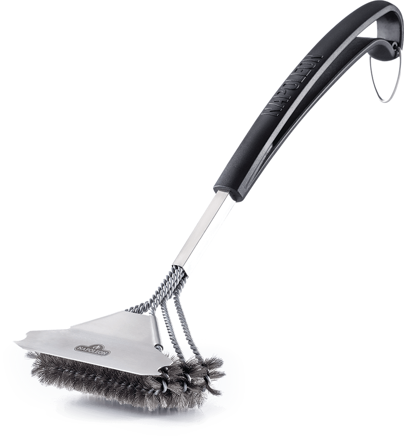 Napoleon Bbq 62057 Triple-Row Grill Brush with Stainless Steel Bristles